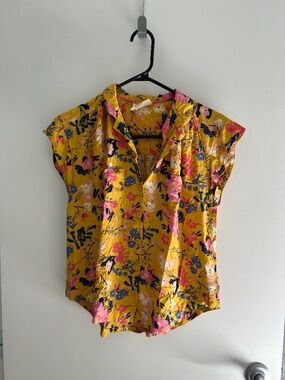 Maeve Floral Button-Down Shirt